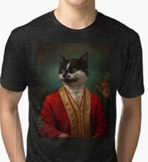 The Hermitage Court Waiter Cat Tri-blend T-Shirt