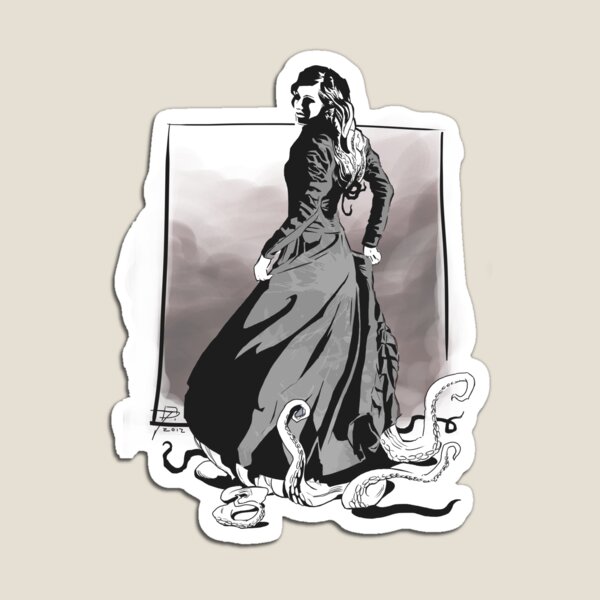 Edwardian Tentacled Lady Magnet