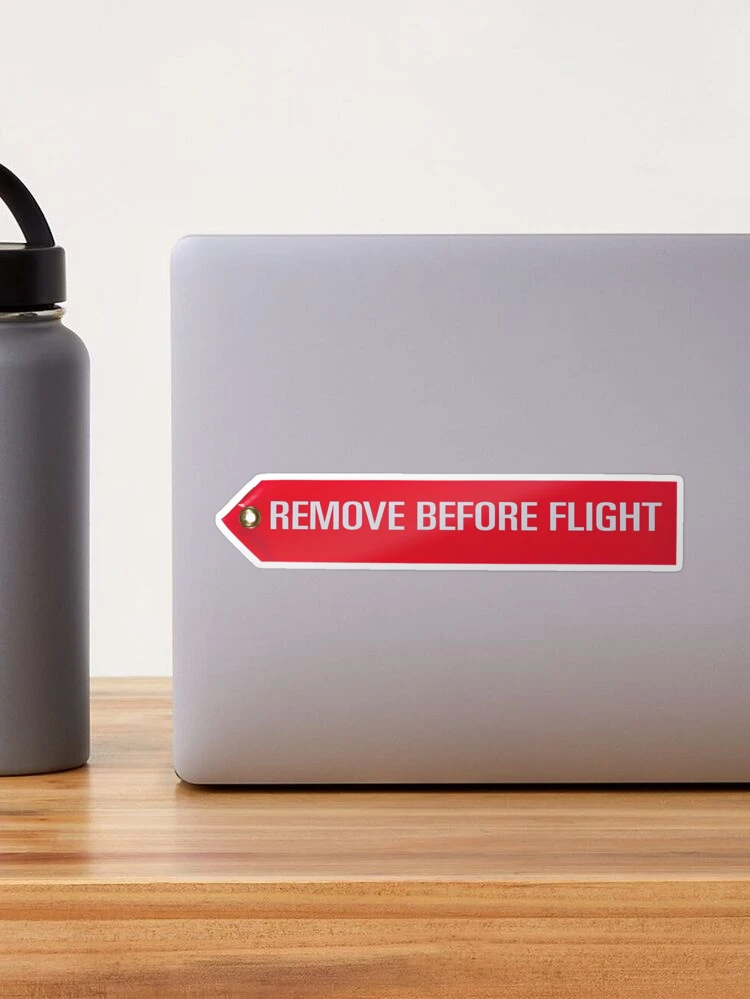 Remove before flight Stock Vector, remove before flight - mediskin