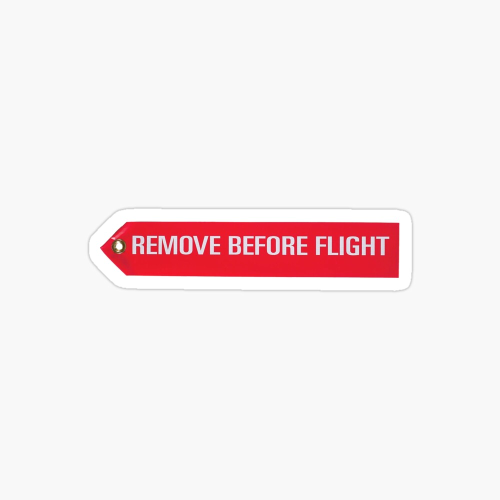 Remove Before Flight Tag – Plane Bricks