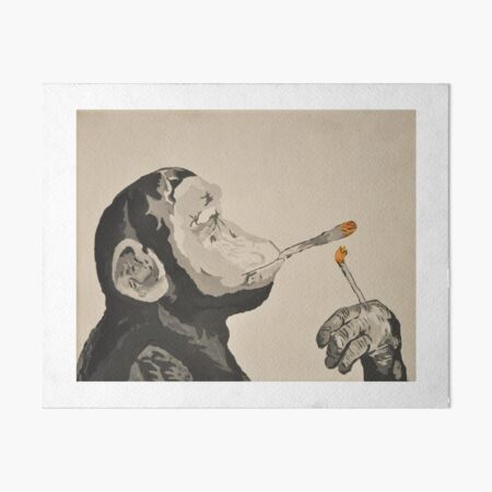 Monkey Graffiti Street joint Cannabis weed ganga dope Canvas Art Picture Print Monkey Graffiti Street joint Cannabis weed ganga dope Canvas Art Picture Print