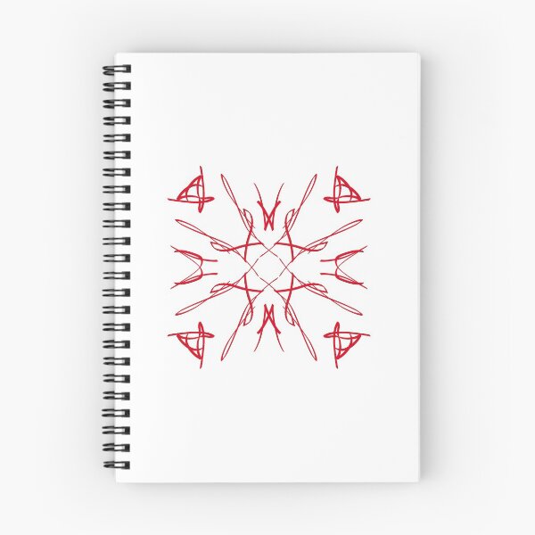 Item preview, Quarter rotation symmetry in red designed and sold by 9circles.
