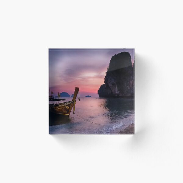Railay Beach, Krabi Acrylic Block