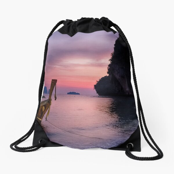 Railay Beach, Krabi Drawstring Bag