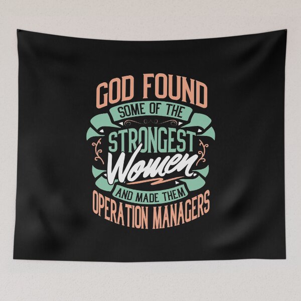 Item preview, Strong Woman Operation Managers Profession Gift Idea designed and sold by haselshirt.