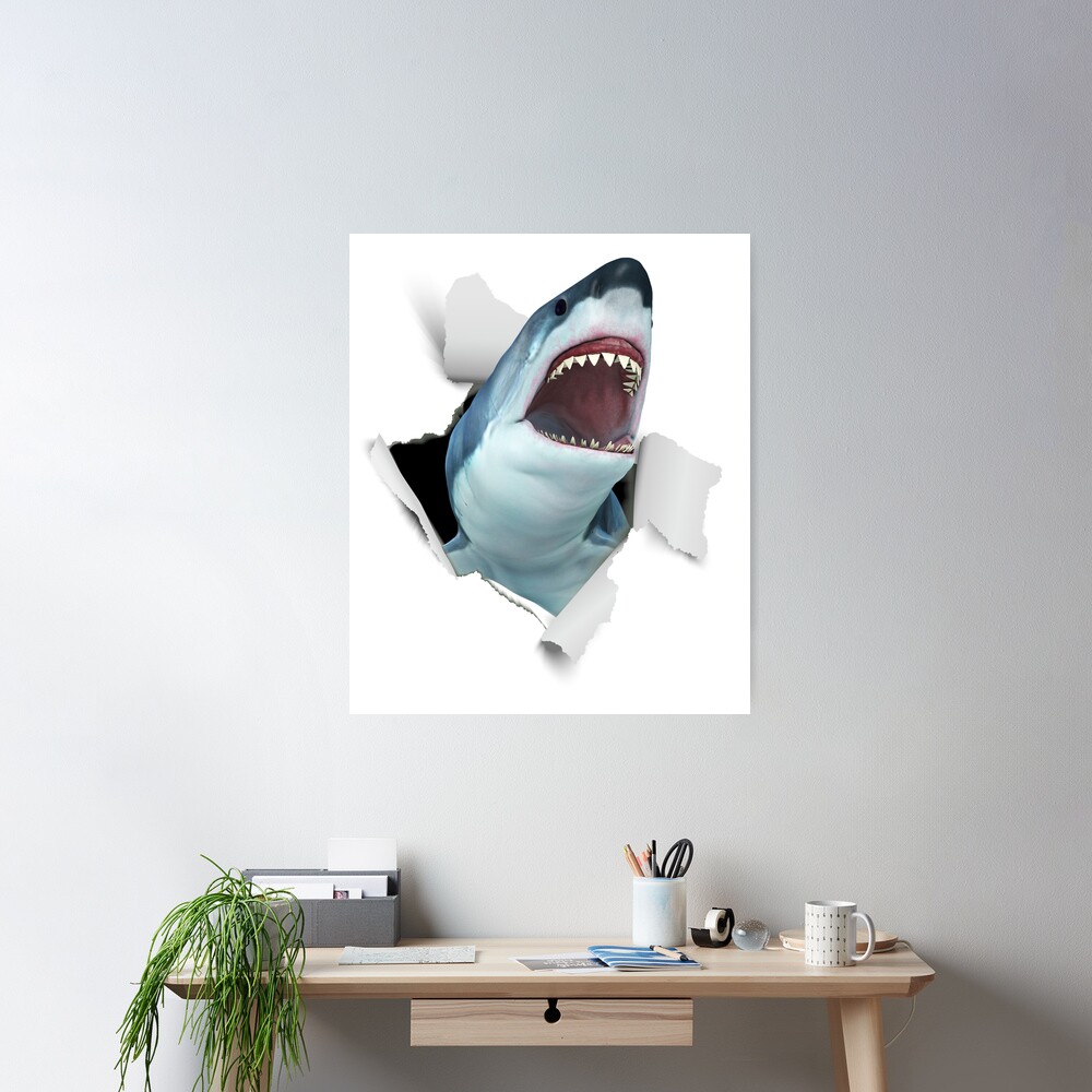3D Great White Breakthrough Shark product Shark Bite design