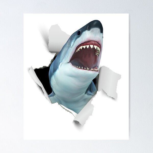 3D Great White Breakthrough Shark product Shark Bite design