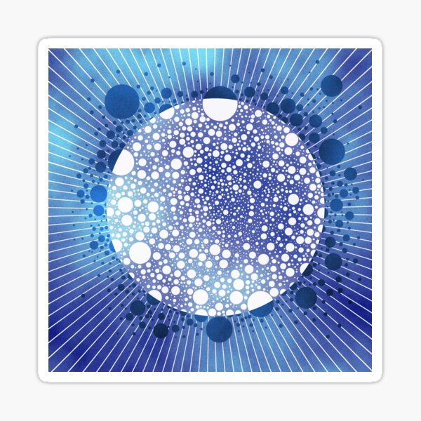 Item preview, Blue bubbles drifting in space  designed and sold by Liam Warr.