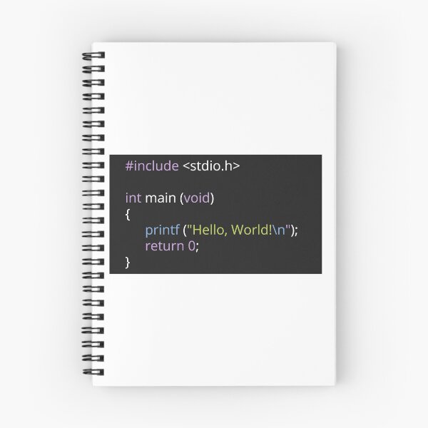 Item preview, Hello World! C programming designed and sold by IuriiVlasenko.