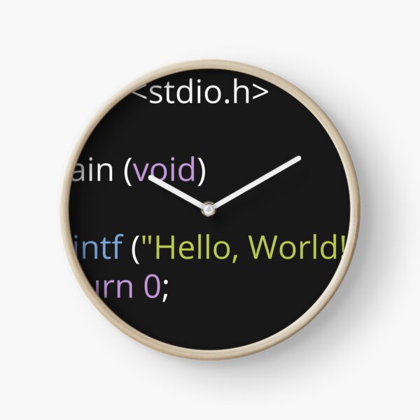 Item preview, Hello World! C programming designed and sold by IuriiVlasenko.