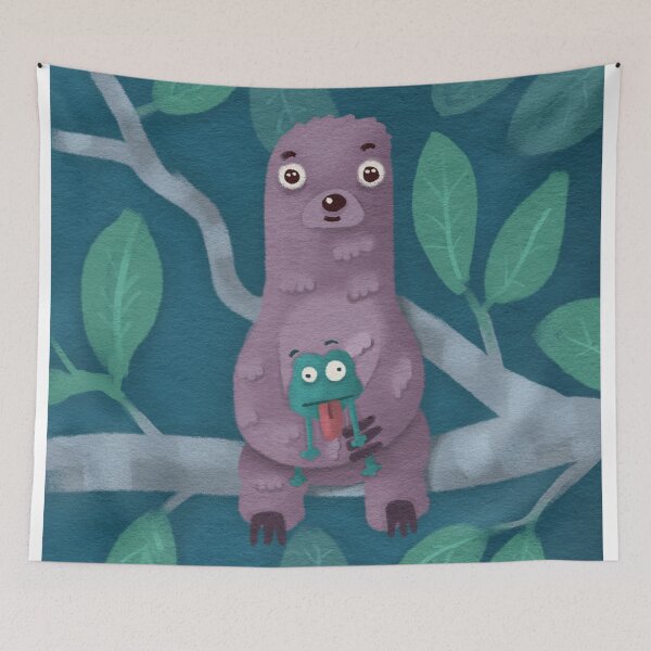 Item preview, A Sloth and His Frog designed and sold by breadwig.
