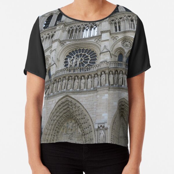 Cathédrale Notre-Dame de Paris Chiffon Top