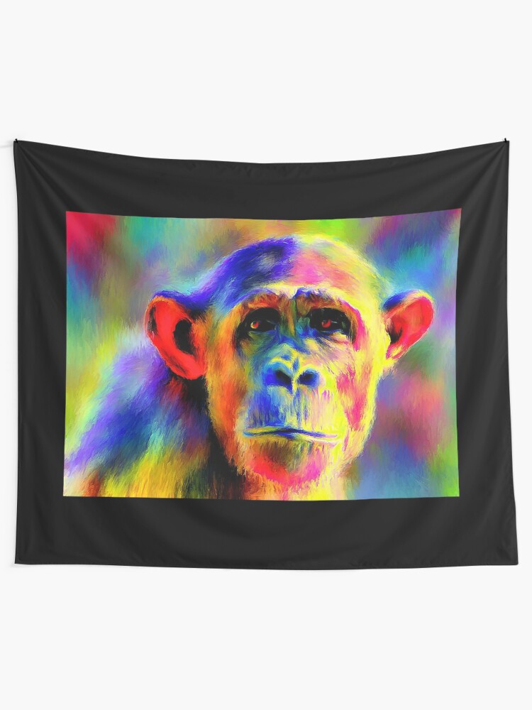 monkey tapestry