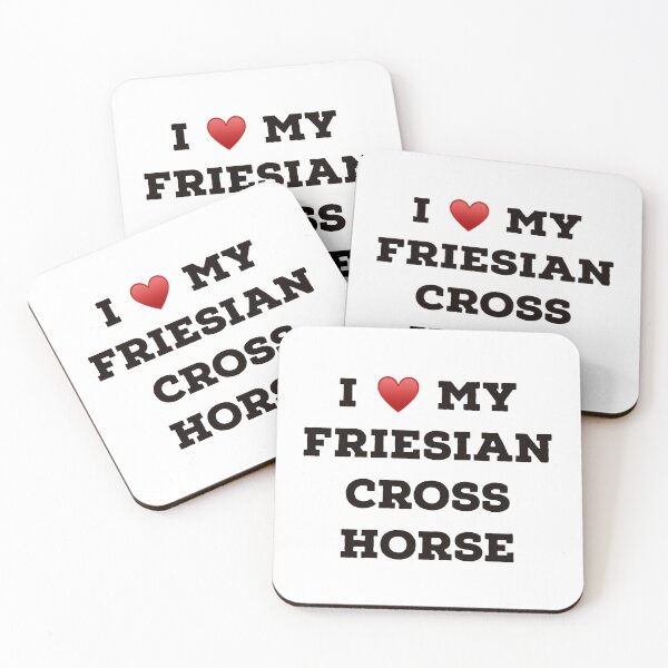 Item preview, I Love My Friesian Cross Horse designed and sold by Yviemakes.