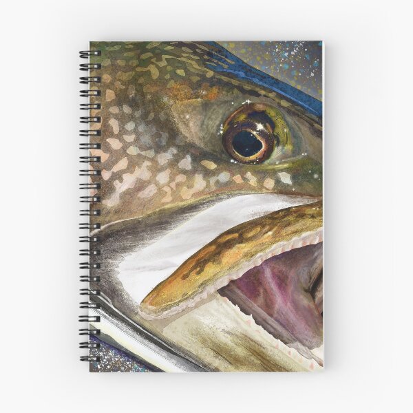 Item preview, Lake Trout Head Painting designed and sold by fishweardesigns.