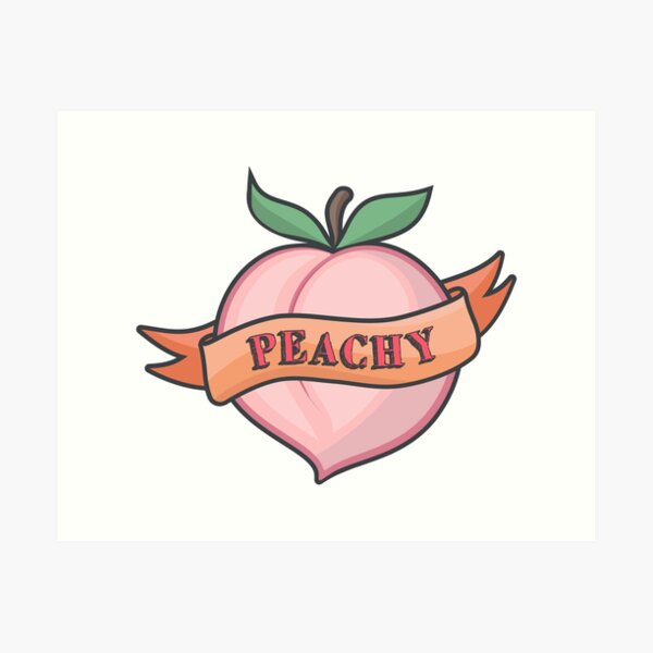 Peach Butt, Peach Bum SVG, Peachy SVG