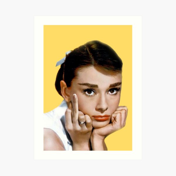 Hepburn Art Print