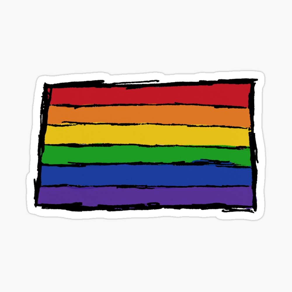 Be Proud of Who You Are Gay Pride Rainbow Journal: Unlined Sketchbook  Notebook, No Lines Creative Drawing Book, A5 Blank Unruled Artist Sketch  (LGBTQ