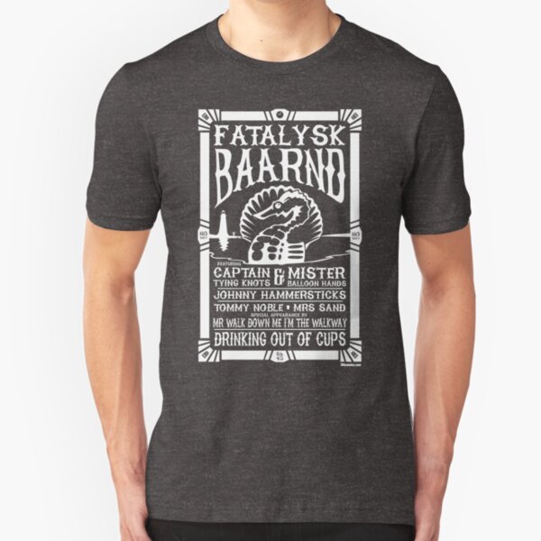 Drinking out of Cups Tribute - WHITE INK Slim Fit T-Shirt