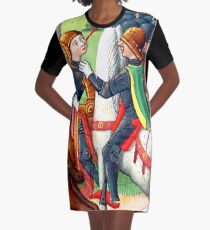 Die Einnahme von Jeanne d'Arc durch die Burgunder. T-Shirt Kleid