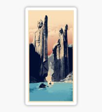 Argonath, Gate of Gondor, The Lord of the Rings Sticker