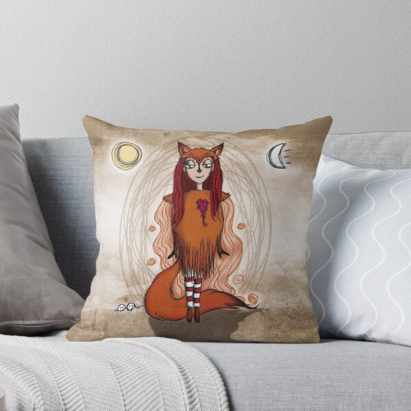 Item preview, Quirky Foxy Lady—Cushion designed and sold by Sarah Baron.
