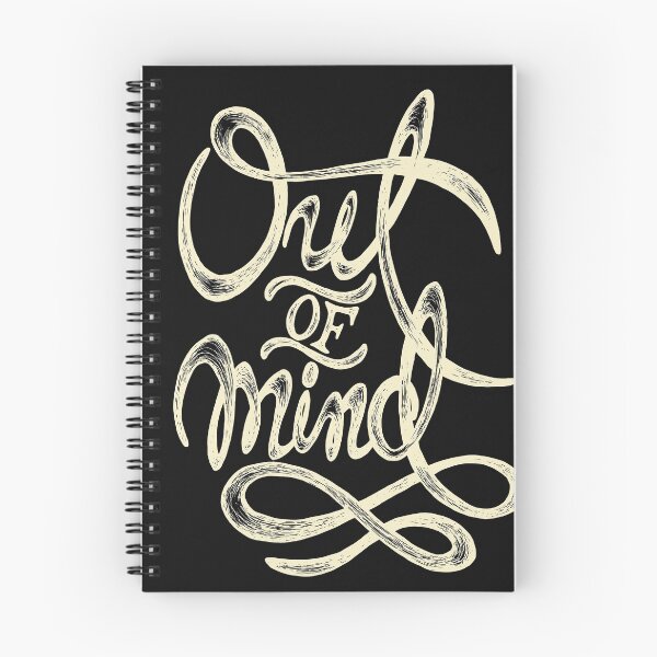 Item preview, Out of mind - hand drawn quote designed and sold by NONUMMYdesign.