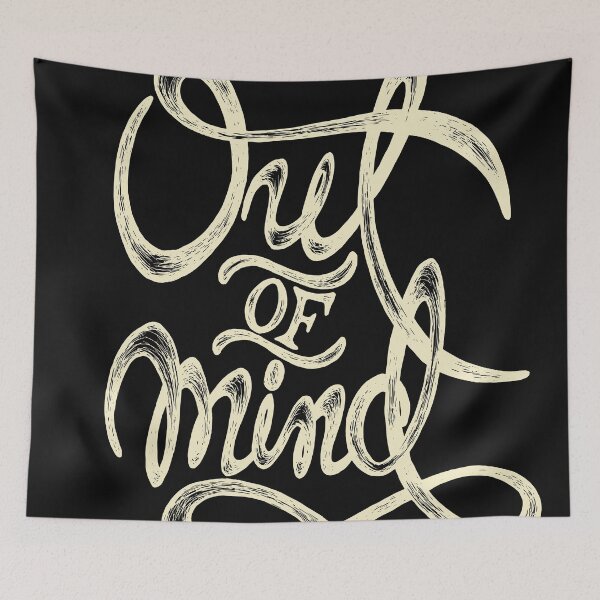Item preview, Out of mind - hand drawn quote designed and sold by NONUMMYdesign.