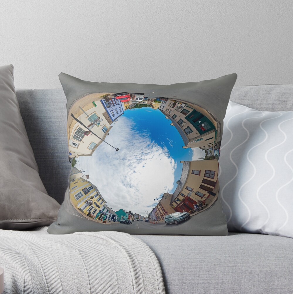 Kilcar Crossroads - Sky in Throw Pillow