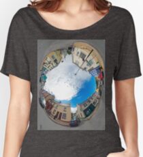 Kilcar Crossroads - Sky in Women's Relaxed Fit T-Shirt