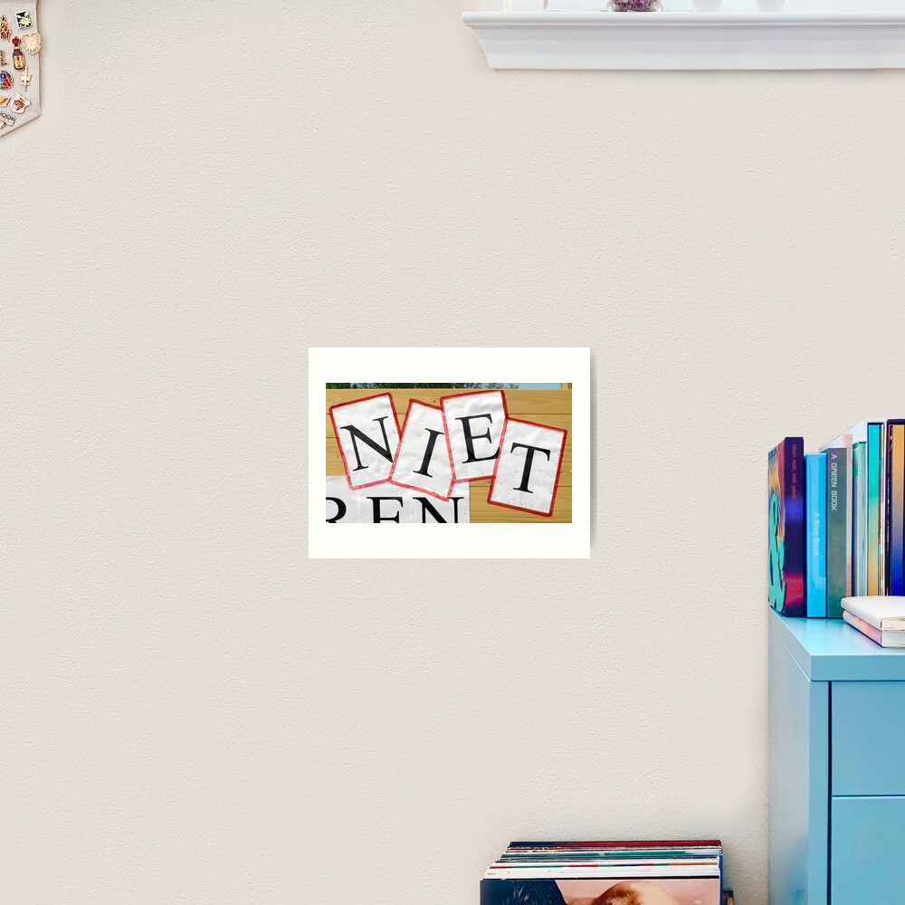 NIETjes Art Print