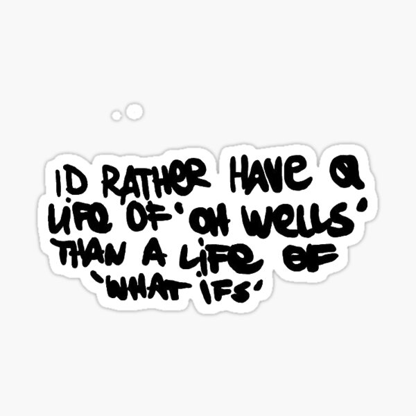 Vista previa del artículo con la obra «Prefiero tener una vida de Oh Wells que una vida de Whats», diseñado y vendido por Multimedia By Holly.