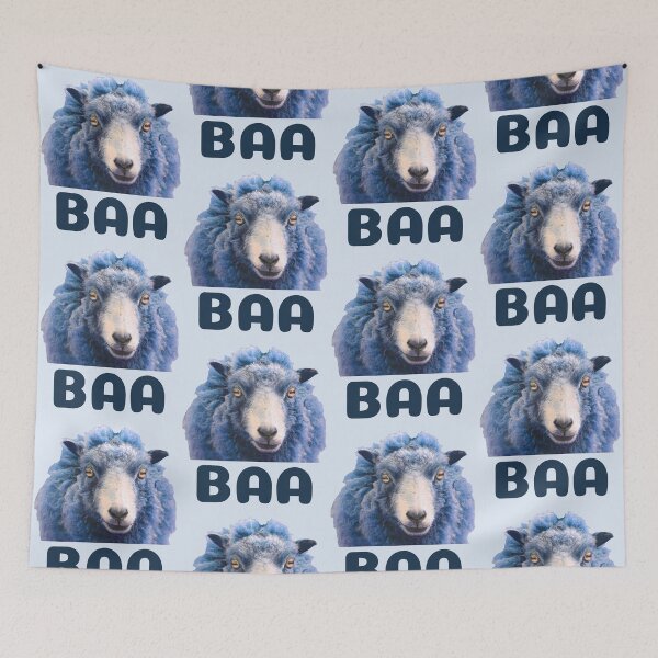 Item preview, Baa Blue Sheep designed and sold by Lisa Bertnick.