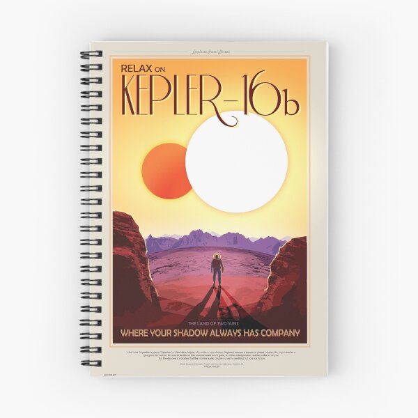 Item preview, Retro NASA Travel Poster - Kepler 186f designed and sold by Inside Out Designs.