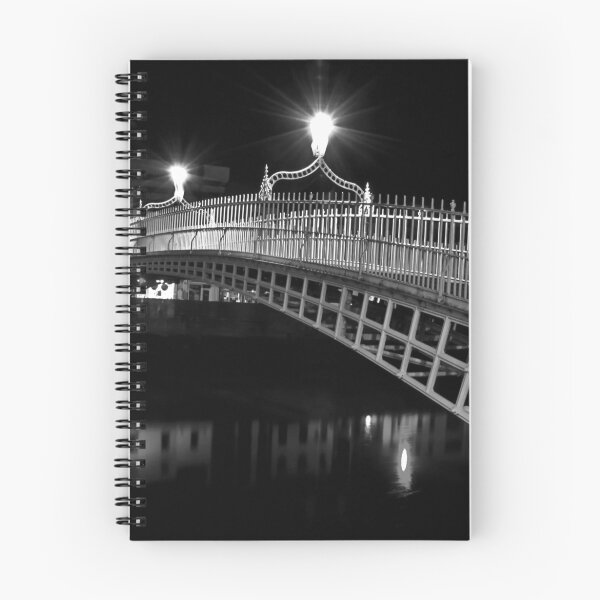 Item preview, Ha'Penny Bridge At Night (mono) designed and sold by Denise Abé.