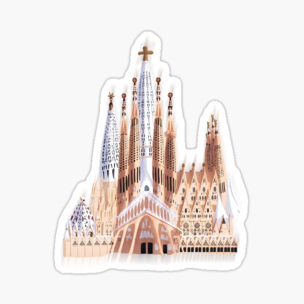 Iconic architecture, Sagrada Familia Temple Sticker