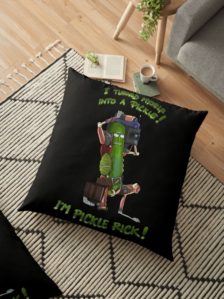 giant pickle rick pillow