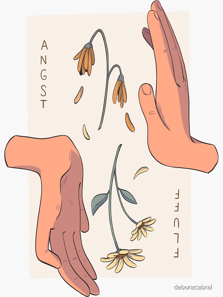 "angst/fluff - Tropes Series" Sticker For Sale By Deboracabral | Redbubble