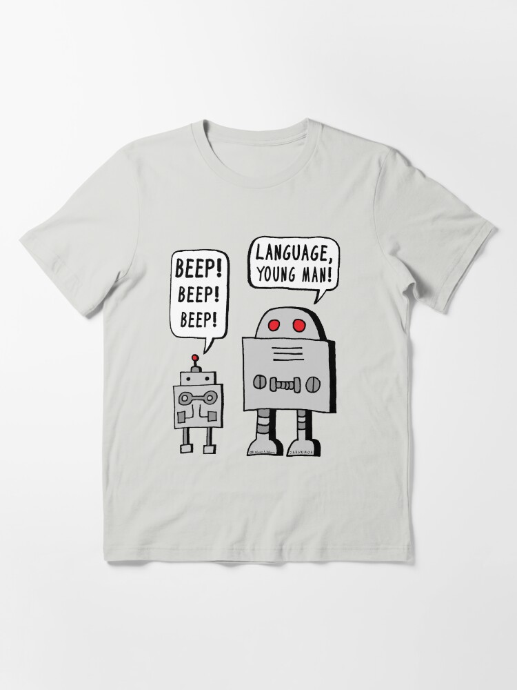 Alternate view of Beeping Robot Essential T-Shirt