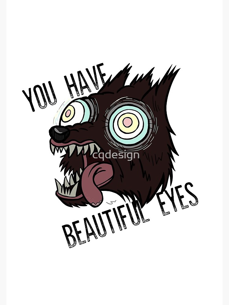 "Over the Garden Wall "You Have Beautiful Eyes" " Spiral Notebook