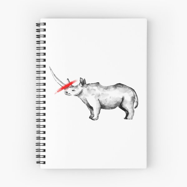 Item preview, Rhino Sticker designed and sold by Pigeon-Nuggets.