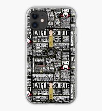 The Wise Words of Dwight Schrute (Dark Tee) iPhone Case