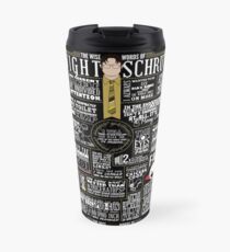 The Wise Words of Dwight Schrute (Dark Tee) Travel Mug