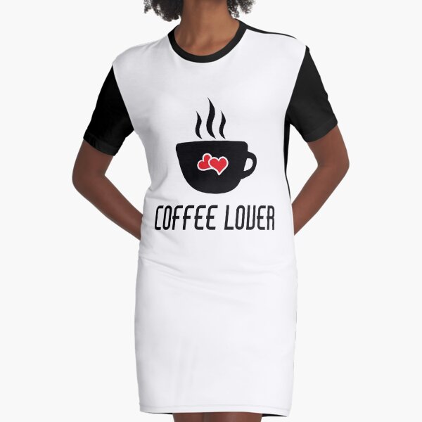 Taza de café amante Vestido camiseta