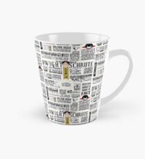 The Wise Words of Dwight Schrute (Light Tee) Tall Mug