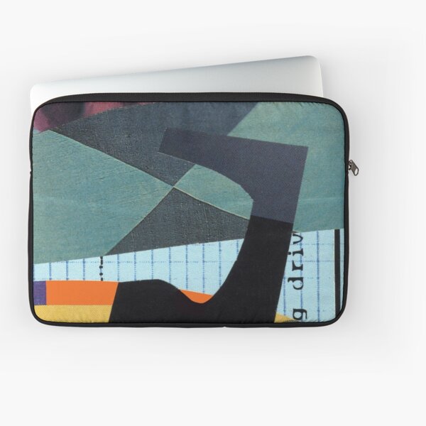 You May Know One abstract collage Laptop Sleeve