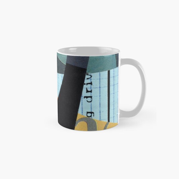 You May Know One abstract collage Classic Mug