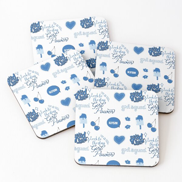 Item preview, Blue Sticker Pack - collection of hand drawn images and text for sticker set or any other product. Girl Power,  designed and sold by The-Goods.