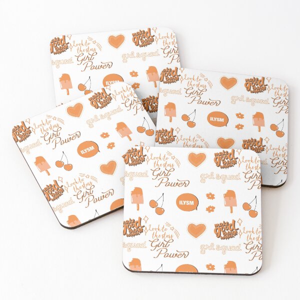 Item preview, Orange Sticker Pack - collection of hand drawn images and text for sticker sets or any other product. Girl Power,  designed and sold by The-Goods.