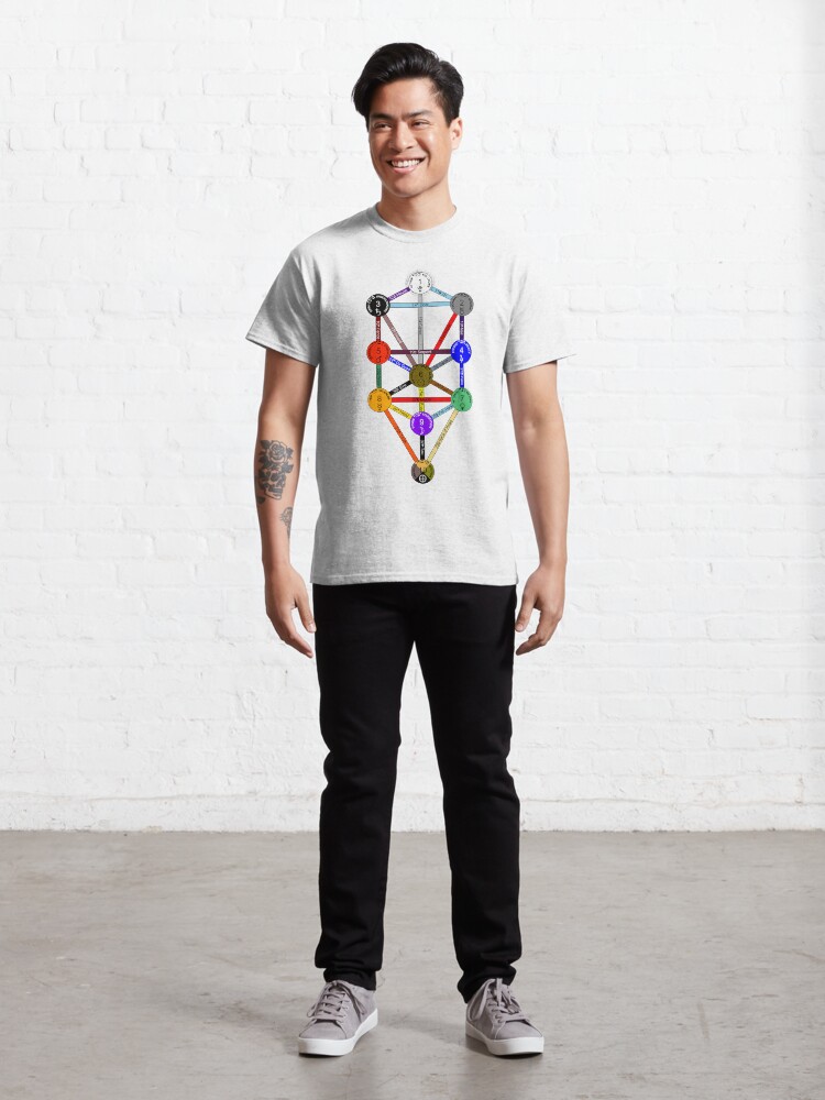 Alternate view of Tree of Life (Kabbalah) Classic T-Shirt